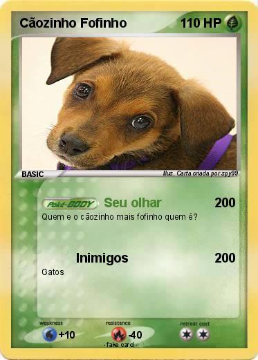 Pokemon Cãozinho Fofinho
