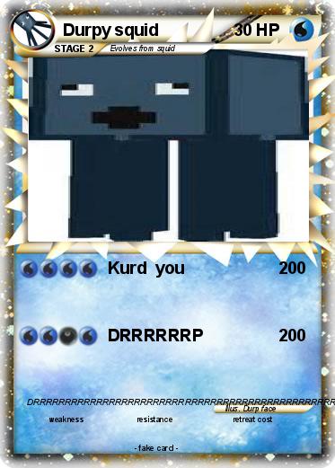 Pokemon Durpy squid