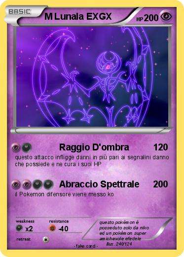 Pokemon M Lunala EXGX