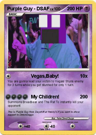 Pokemon Purple Guy - DSAF