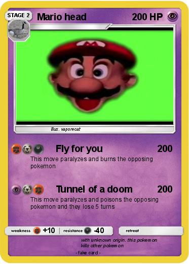 Pokemon Mario head