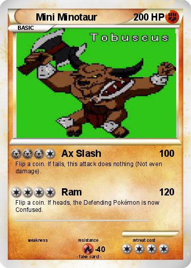 Pokemon Mini Minotaur