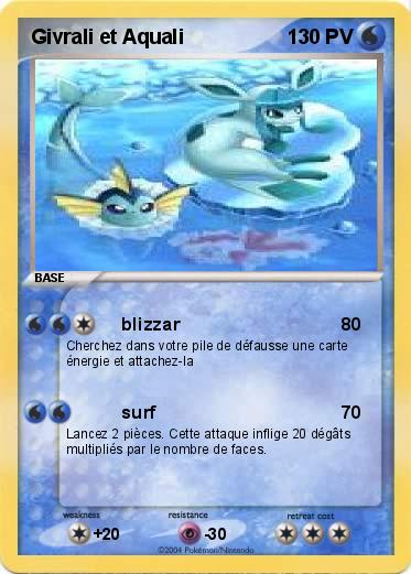 Pokemon Givrali et Aquali