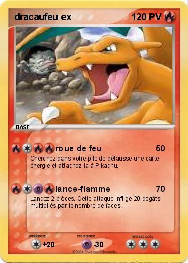Pokemon dracaufeu ex
