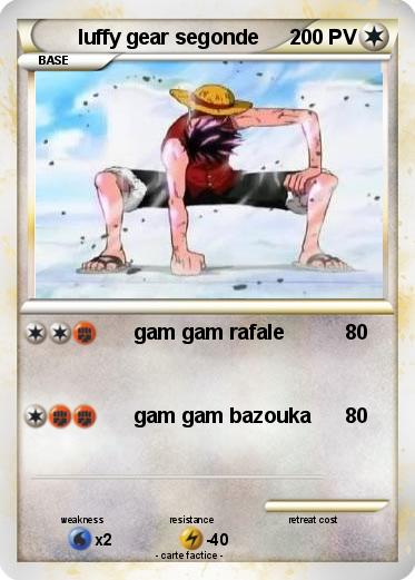 Pokemon luffy gear segonde
