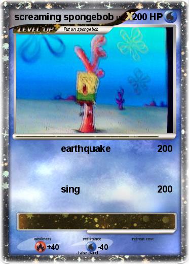 Pokemon screaming spongebob