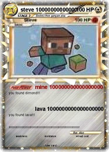 Pokemon steve 10000000000000