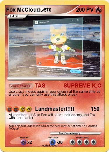 Pokemon Fox McCloud