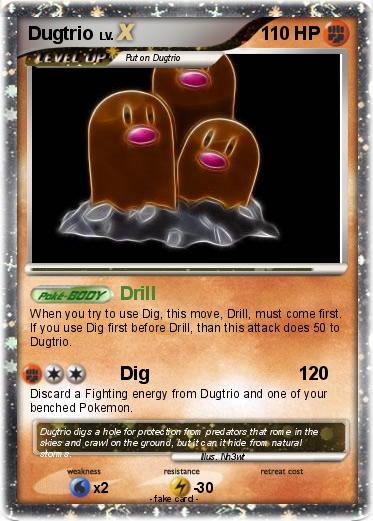 Pokemon Dugtrio