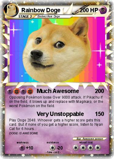 Pokemon Rainbow Doge