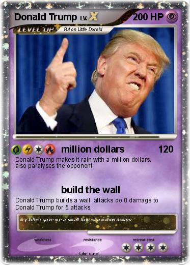 Pokemon Donald Trump