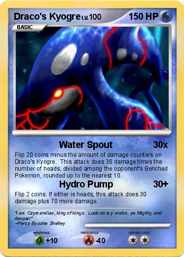 Pokemon Draco's Kyogre