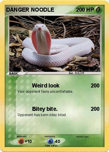 Pokemon DANGER NOODLE