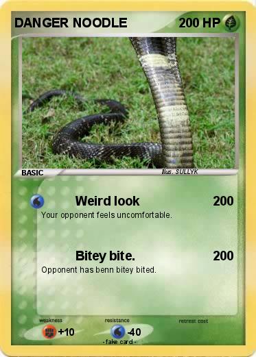 Pokemon DANGER NOODLE