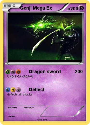 Pokemon Genji Mega Ex