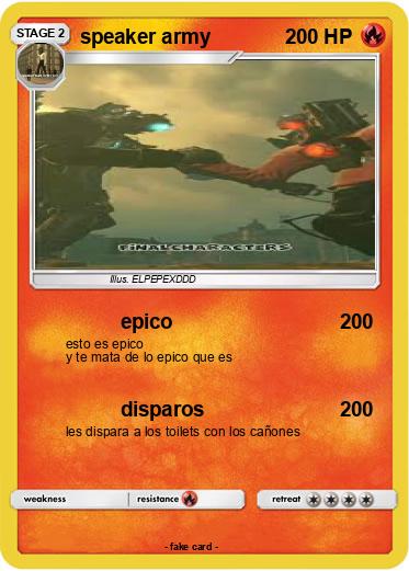 Pokemon speaker army