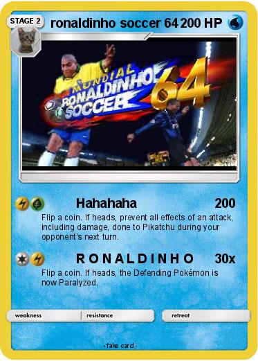 Pokemon ronaldinho soccer 64