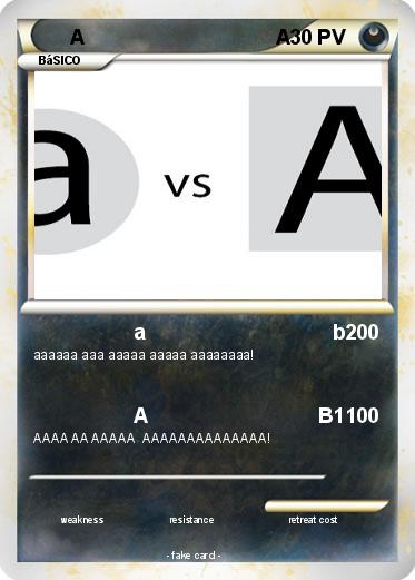 Pokemon A                                  A