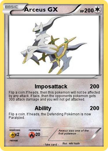 Pokemon Arceus GX