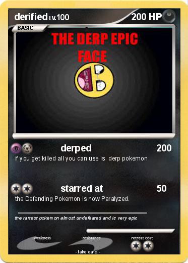 Pokemon derified
