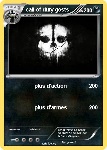 Pokemon call of duty gosts