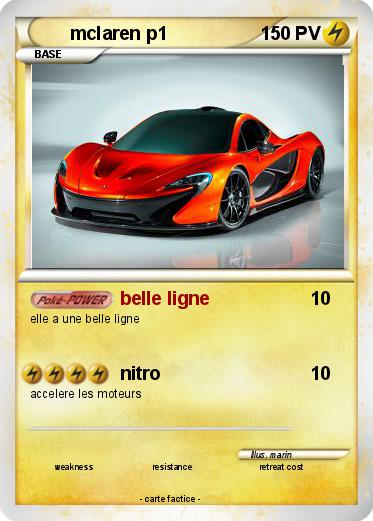 Pokemon mclaren p1