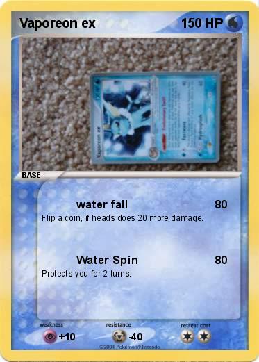 Pokemon Vaporeon ex