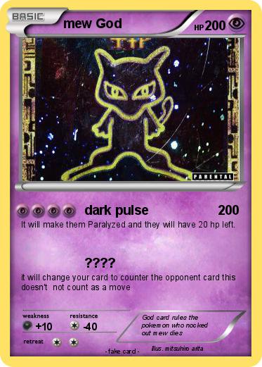 Pokemon mew God