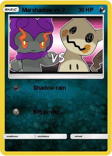 Pokemon Marshadow vs ?