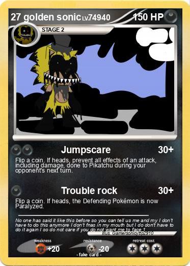 Pokemon 27 golden sonic