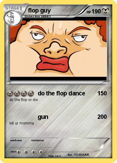 Pokemon flop guy