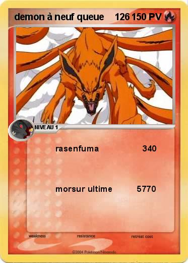 Pokemon demon à neuf queue    126    