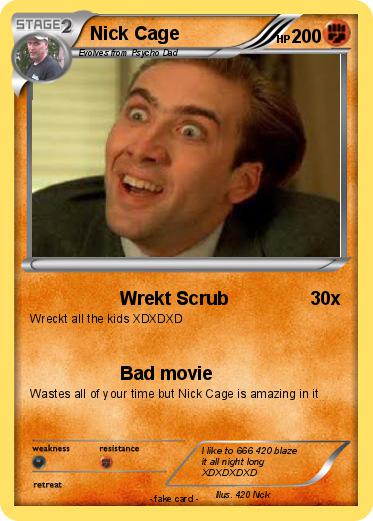 Pokemon Nick Cage