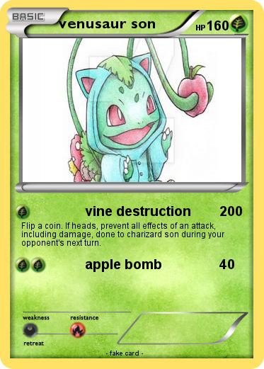 Pokemon venusaur son