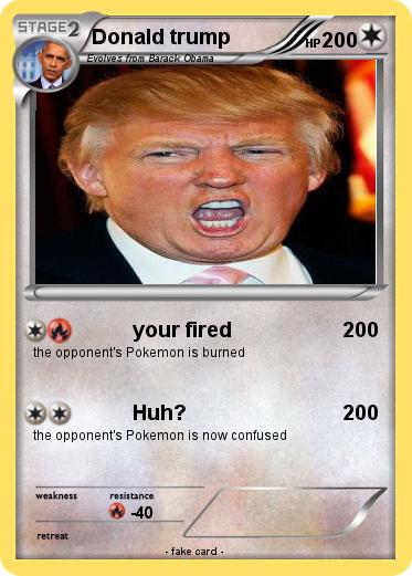 Pokemon Donald trump