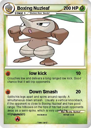 Pokemon Boxing Nuzleaf