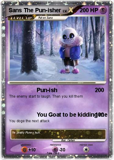 Pokemon Sans The Pun-isher