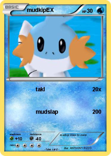 Pokemon mudkipEX