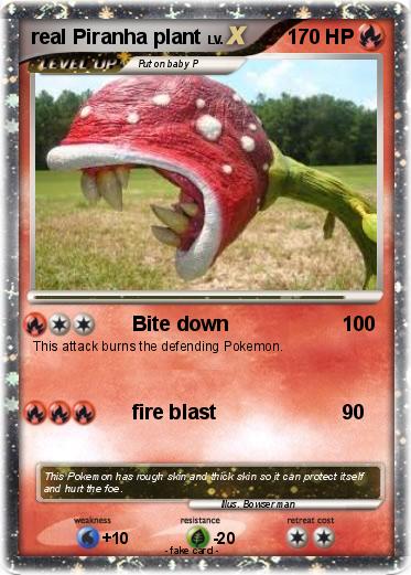 Pokemon real Piranha plant