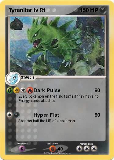 Pokemon Tyranitar lv 81