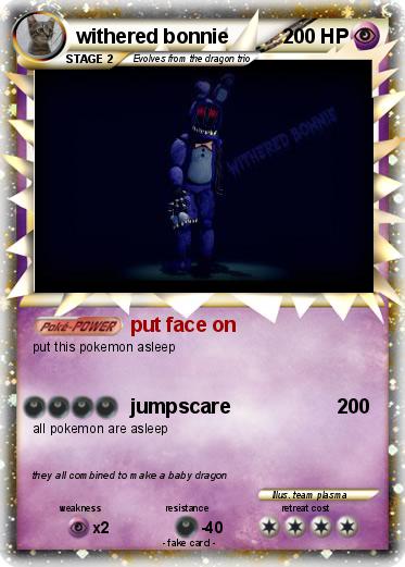 Pokemon withered bonnie