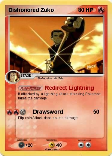 Pokemon Dishonored Zuko