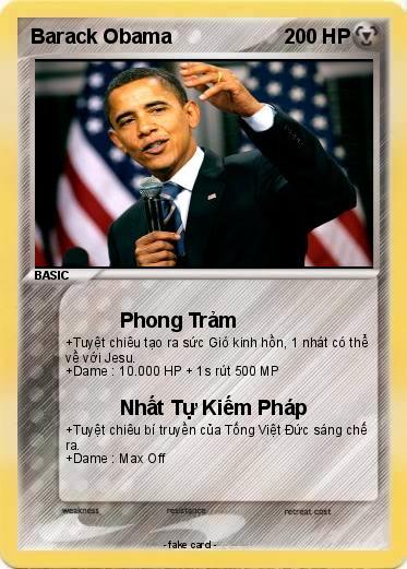Pokemon Barack Obama