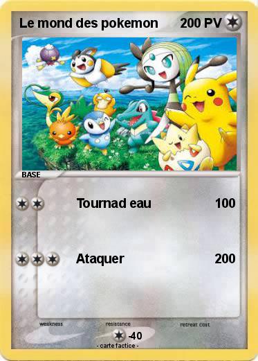 Pokemon Le mond des pokemon