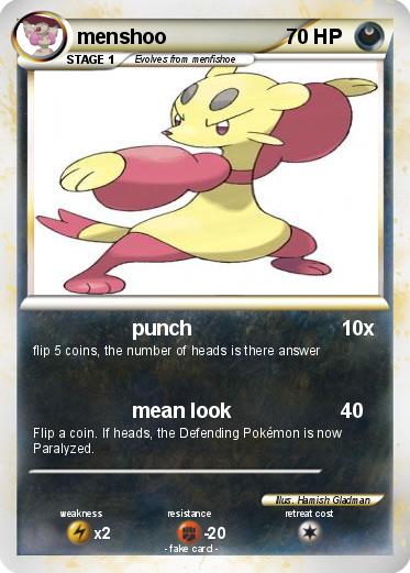 Pokemon menshoo