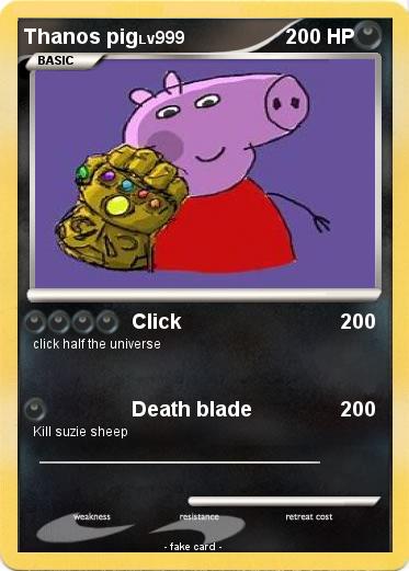 Pokemon Thanos pig