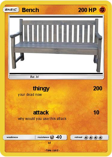 Pokemon Bench