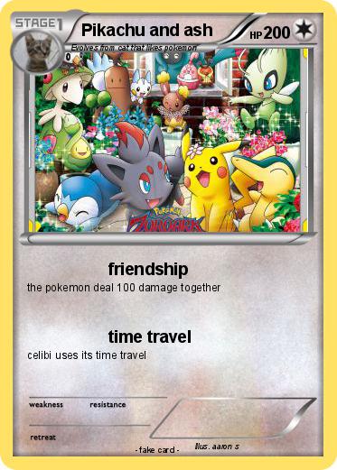 Pokemon Pikachu and ash