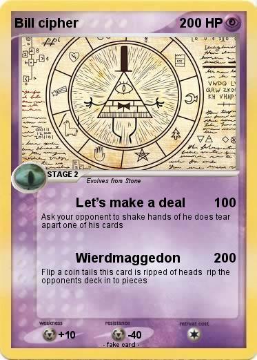 Pokemon Bill cipher
