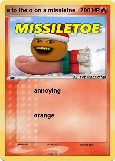 Pokemon a to the o on a missletoe